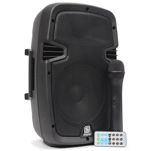 Skytec SPJ-PA 908, aktivní 8" reprobox MP3-SD-SB-VHF 150W