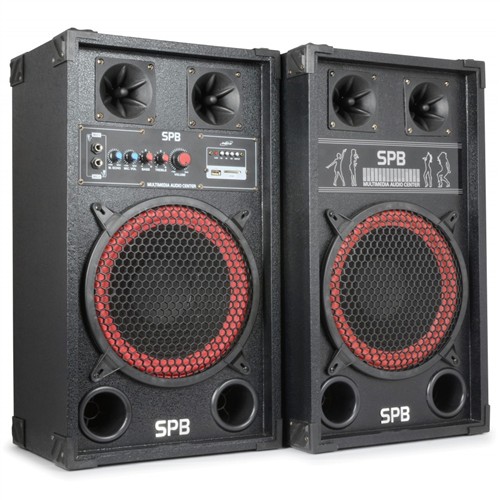 Skytec SPB-10 PA Aktivní zvukový systém 10", USB, SD, MP3, 2x 300W