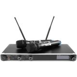 Omnitronic UHF-302, 2-kanálový mikrofonní systém 823-832/863-865 MHz