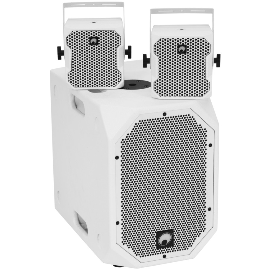 Omnitronic SET BOB-10A + 2x BOB-4 bílé