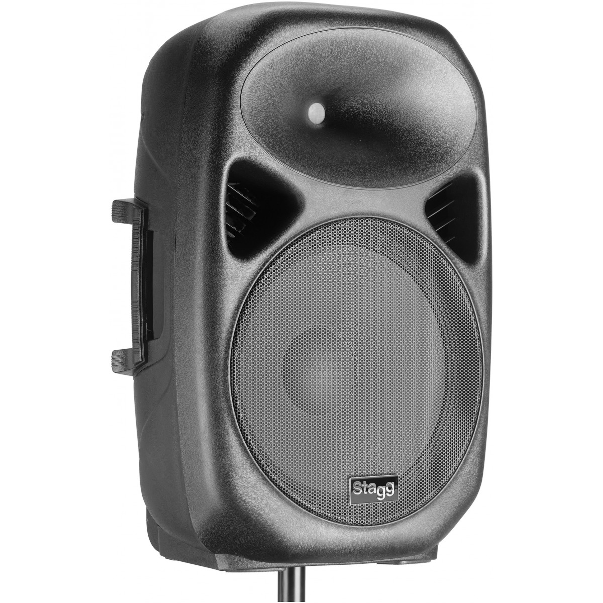 Stagg KMS15, aktivní 15" reprobox MP3/BT/USB/FM, 200W