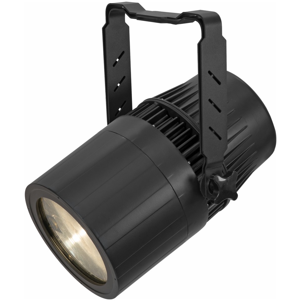 Fotografie Eurolite LED PAR-64 COB, teplá bílá, 100W Zoom, černý