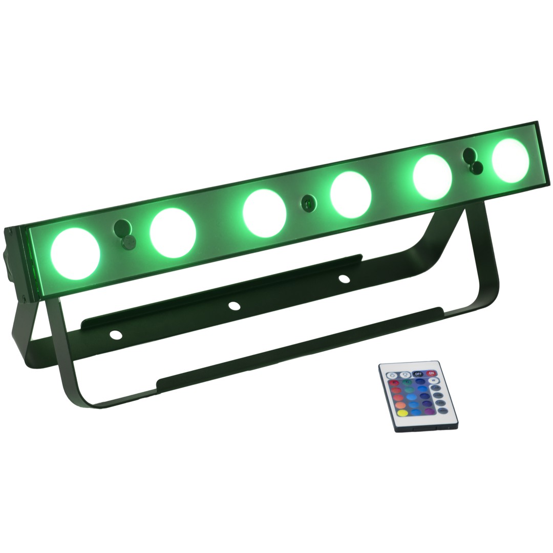 Fotografie Eurolite AKKU LED Bar-6x8W QCL, IP20,DMX