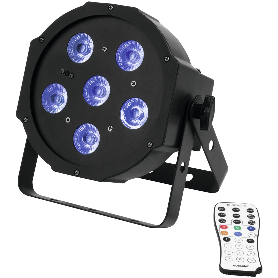 Fotografie Eurolite LED SLS 5x 3W RGB + UV, reflektor