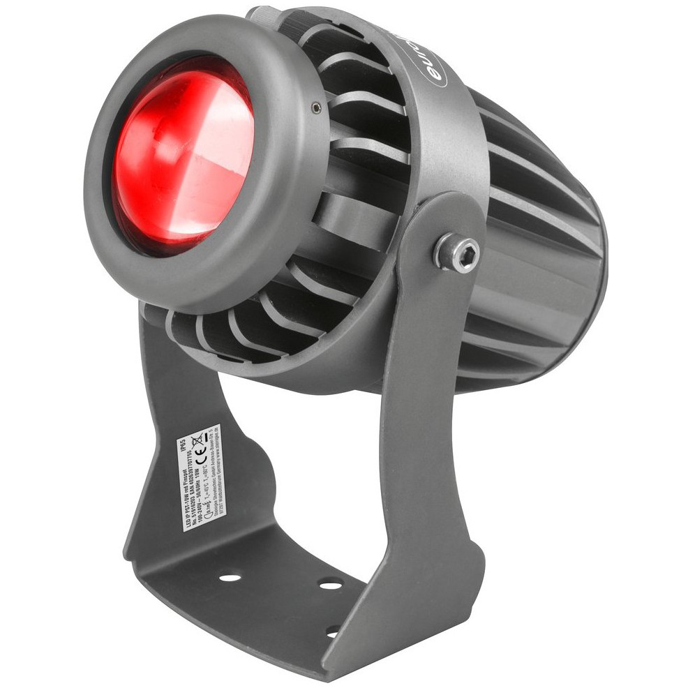 Fotografie Eurolite LED IP PST-10W Pinspot červený