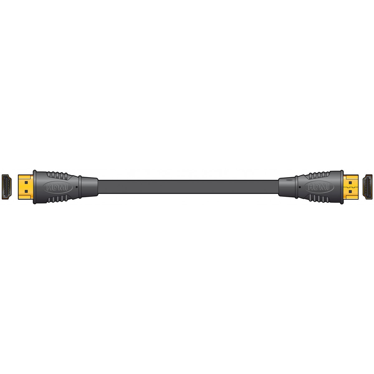 Fotografie AV:link kabel HDMI HQ high speed 4K Ethernet, pozlacené konektory, 1.0m