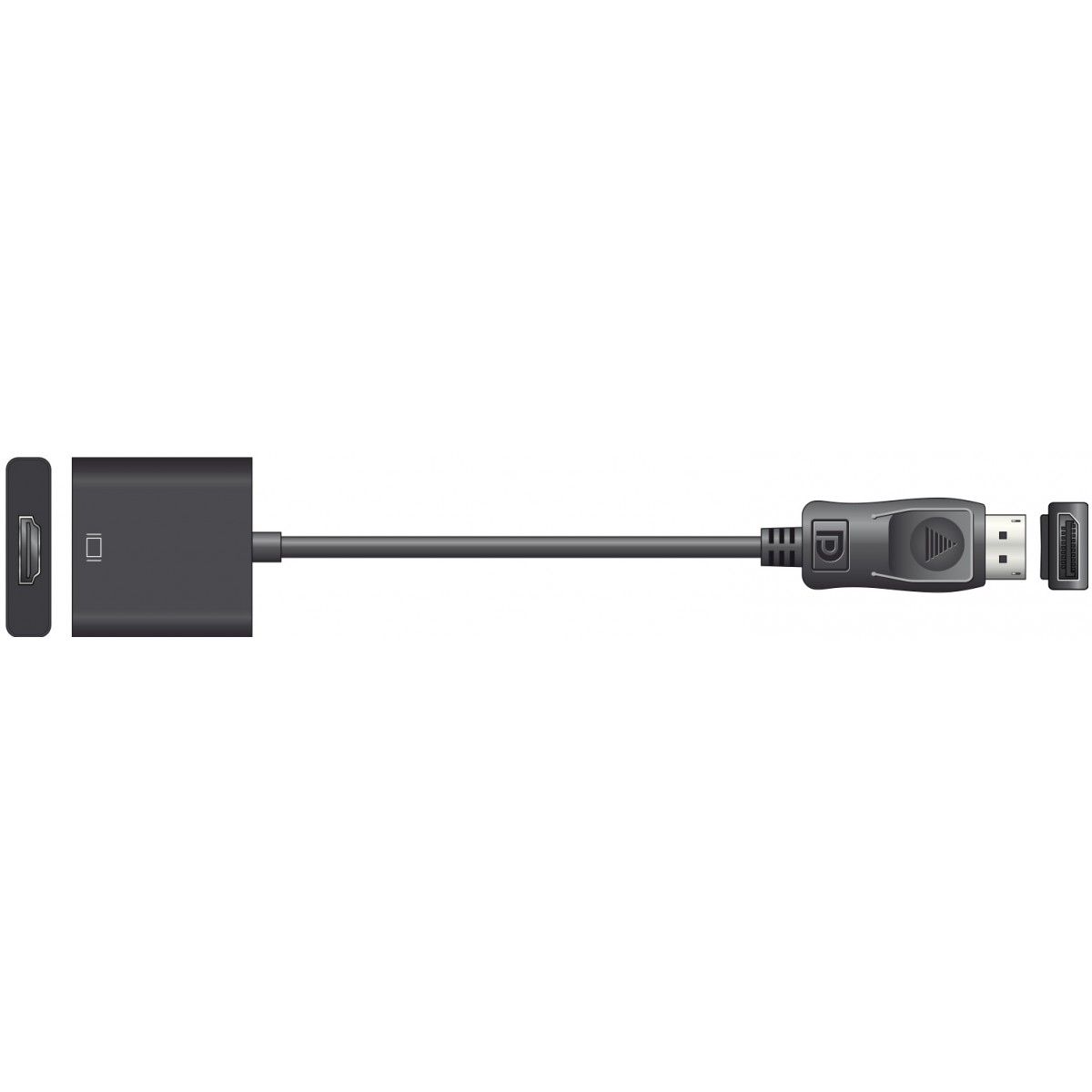 Fotografie AV:link kabel HDMI port samec - HDMI samice, 0.2m