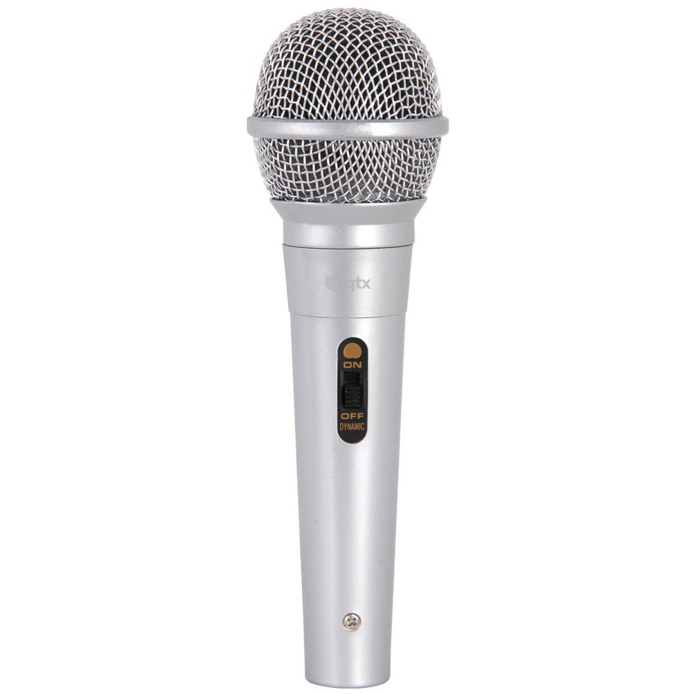 Fotografie QTX DM11S dynamický mikrofon, stříbrný