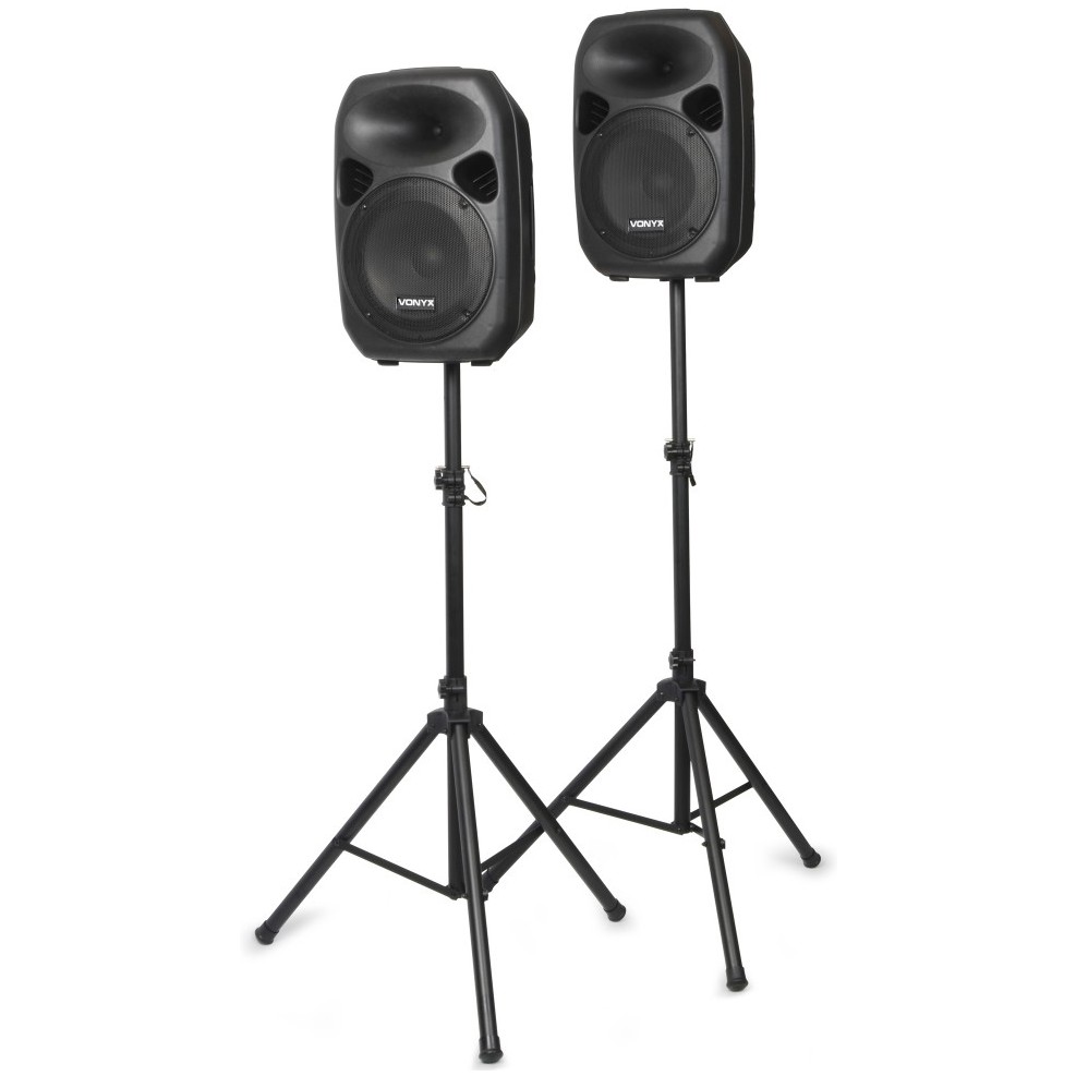 Vonyx Party Speaker Set, 2x 12" reproduktor se stojanem