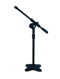 Stolní mikrofonní stojan s ramenem, černý