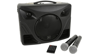 QTX Delta-50, přenosný řečnický systém, SD/USB/FM/BT, 2x VHF, 50W
