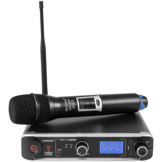 Omnitronic UHF-301, 1-kanálový bezdrátový mikrofonní set 823-832/863-865 MHz