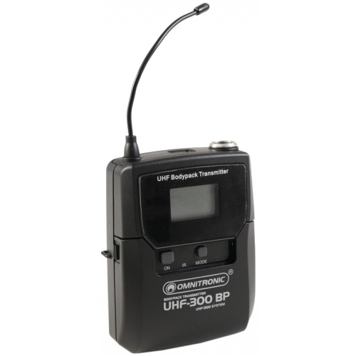 Omnitronic UHF-300 kapesní vysílač 823-832/863-865 MHz