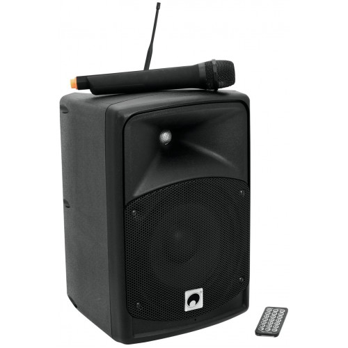 Omnitronic WAMS-08BT, mobilní 8" zvukový systém, MP3/SD/USB/BT/UHF