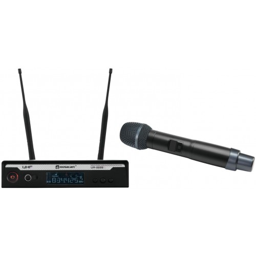 Relacart UR-222S, 1-kanálový bezdrátový mikrofonní set 823-832 MHz + 863-865 MHz