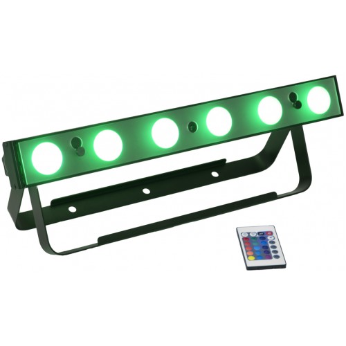 Eurolite AKKU LED Bar-6x8W QCL, IP20,DMX