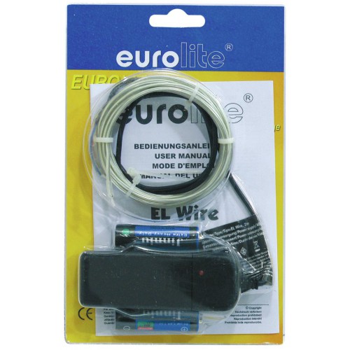 Eurolite neonový provázek 2mm, 2m, světle modrý