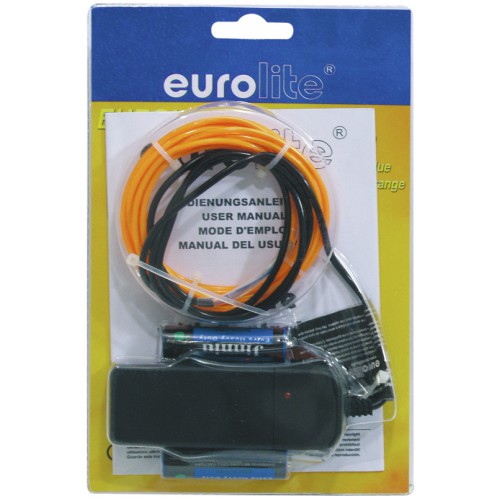 Eurolite neonový provázek 2mm, 2m, oranžový