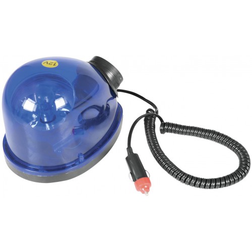 Eurolite STA-1221S, policejní maják se sirénou, 12V/21W, modrý