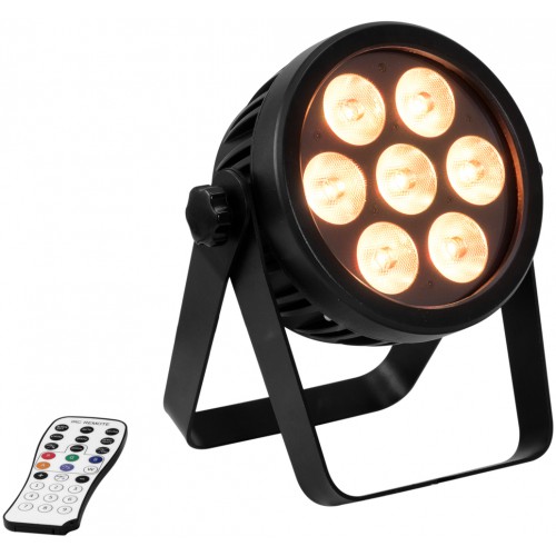 Eurolite LED 4C-7 Silent Slim reflektor, 7x 8W HCL LED, DMX