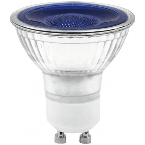 Omnilux GU-10 230V LED SMD 7W, modrá