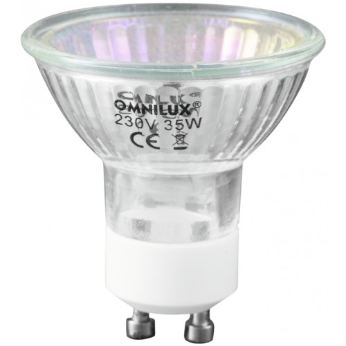 OMNILUX GU-10 230V/50W 1500h 25° modrá