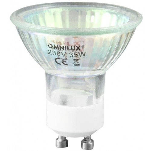 Omnilux lampa 230V/50W GU-10 25, žlutá