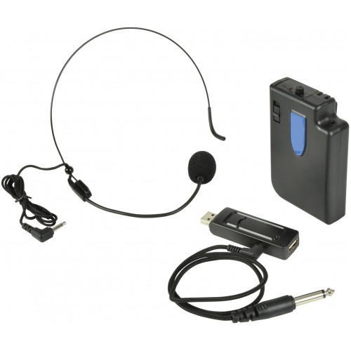 QTX U-MIC, 1-kanálový bezdrátový mikrofonní set  864,8 MHz