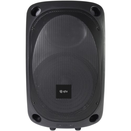 QTX QOVA-12PA, mobilní 12" zvukový systém USB/SD/FM/BT/DSP/2x UHF, 200W