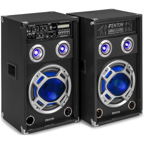 Fenton KA-10 Active Speaker Set 10" USB/RGB LED 800W