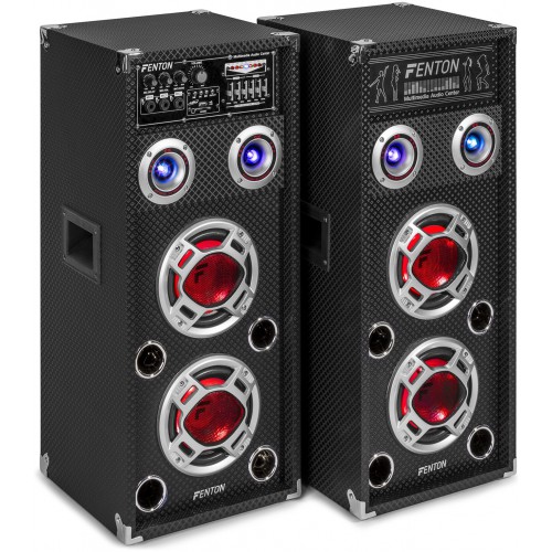 Fenton KA-26 Active Speaker Set 2x 6.5" USB/RGB LED 800W