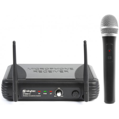 Skytec UHF mikrofonní set 1 kanálový, 1x ruční mikrofon