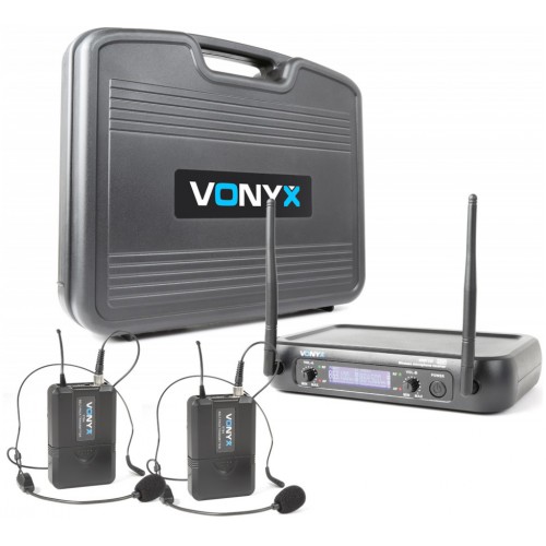 Vonyx WM732H, 2-kanálový mikrofonní systém 863/865 MHz
