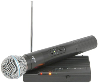 QTX VHF-45 VHF bezdrátový mikrofonní set, 174,5 MHz