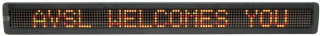 QTX MM7120T-UK běžící text, 7x 120 Multi colour LED MKII